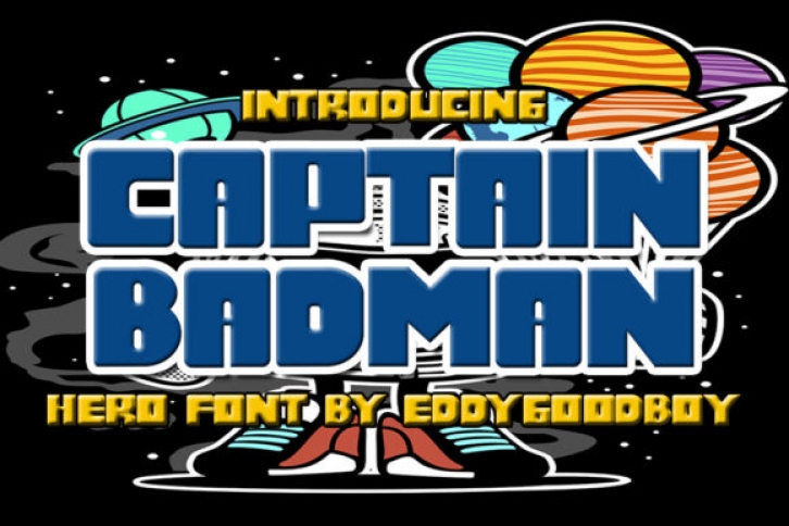 Captain Badman Font Download