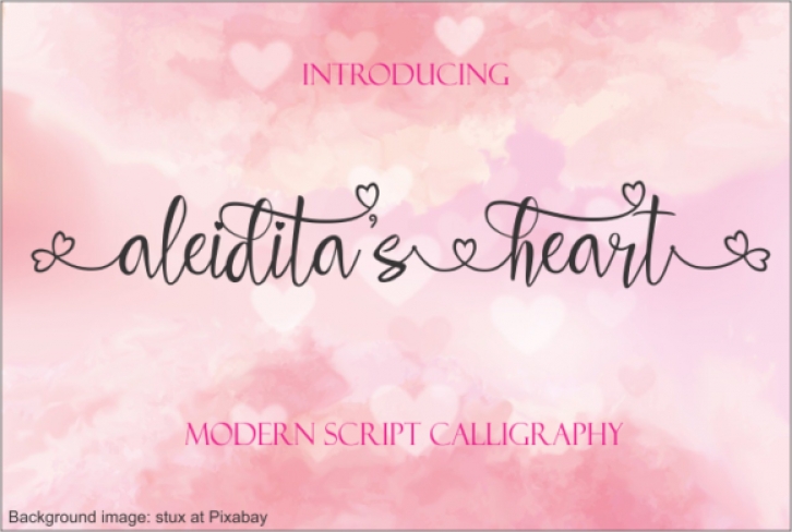 Aleidita's Heart Font Download