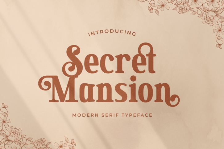 Secret Mansion - Modern Elegant Serif Font Download