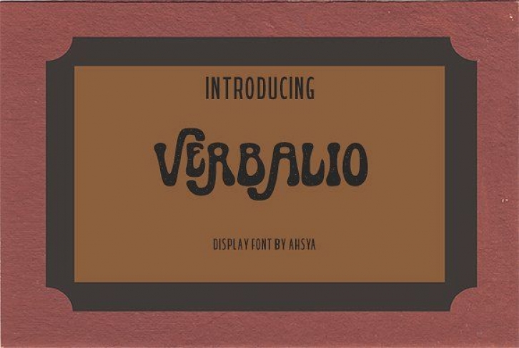 Verbalio Font Font Download