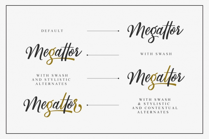 Megattor typeface Font Download