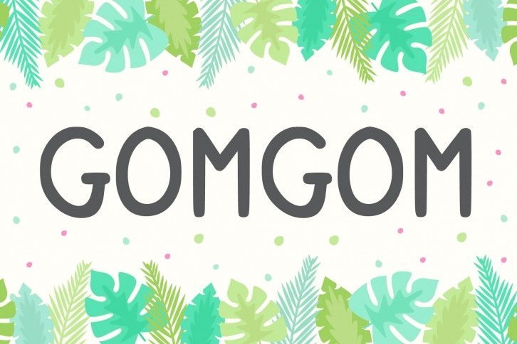 Gomgom | Handwriting Font Font Download
