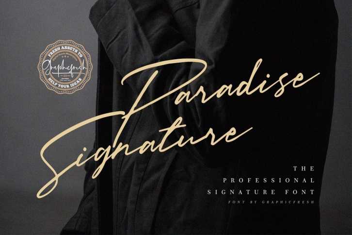 Paradise Signature Font Font Download