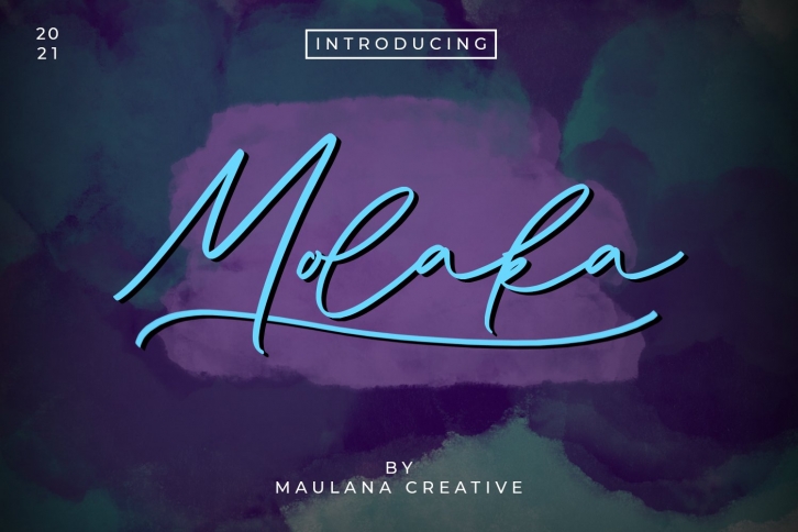 Molaka Modern Script Font Download