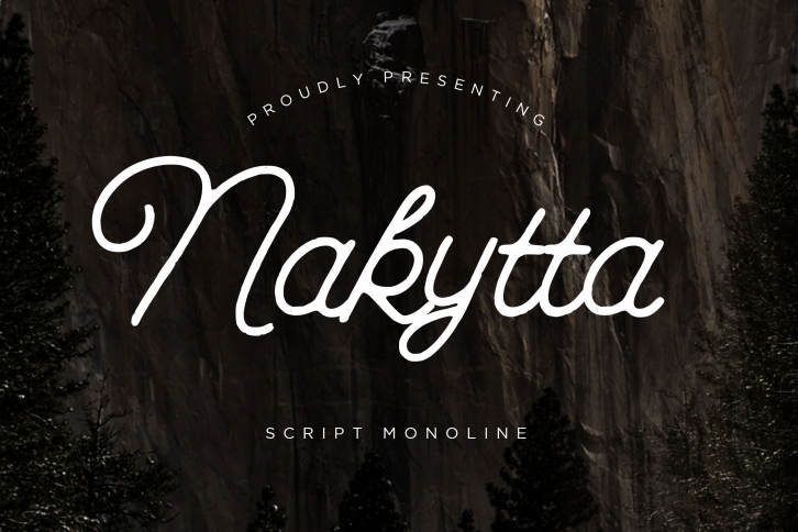 Nakytta Monoline Script Font Download