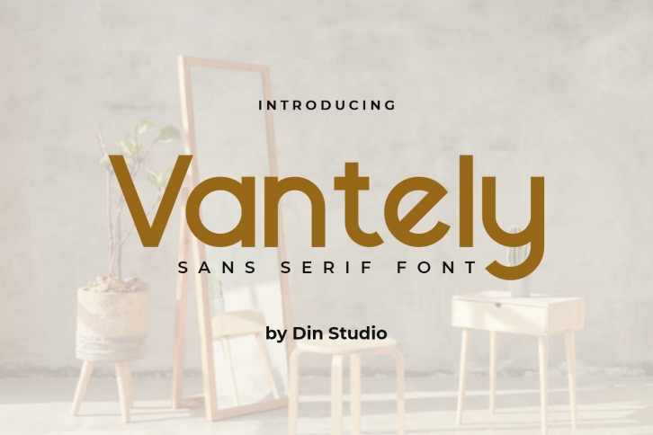 Vantely-Elegant Sans Serif Font Font Download