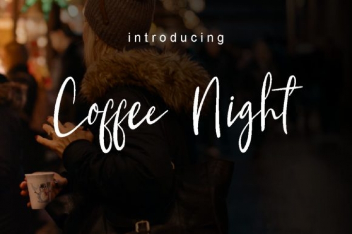 Coffee Night Font Download