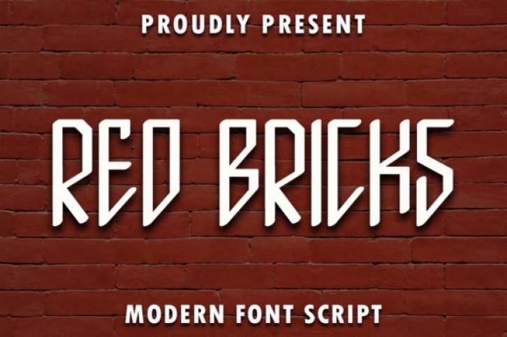 Red Bricks Font Download