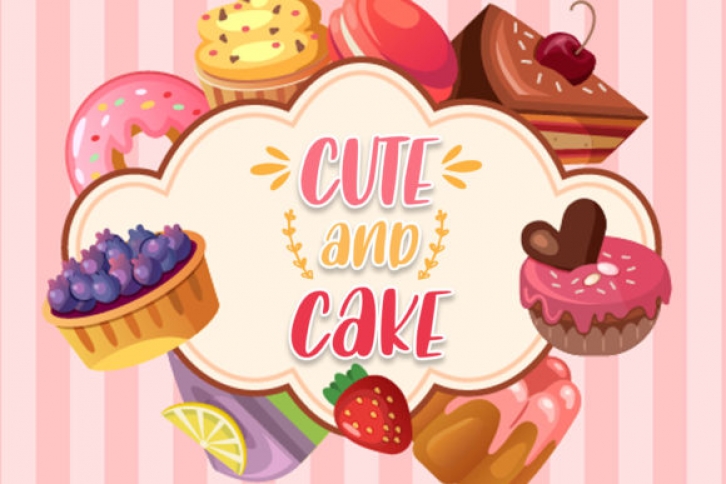 Cute and Cake Font Download