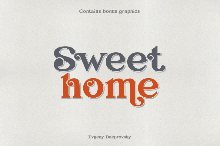 Sweet home, elegant font. Font Download