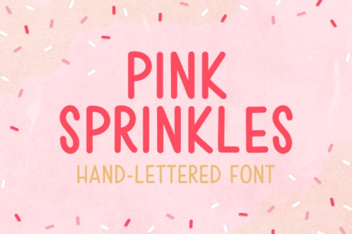 Pink Sprinkles Font Download