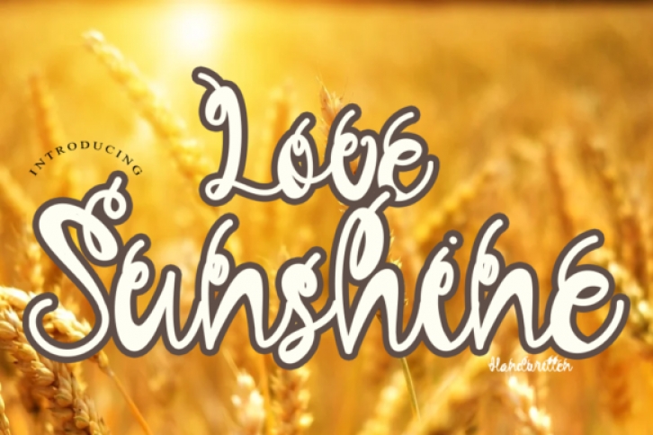 Love Sunshine Font Download