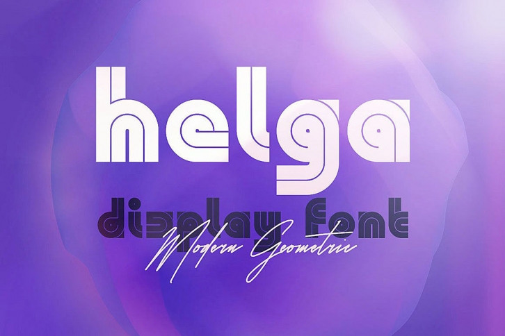 Helga - Display Font Font Download