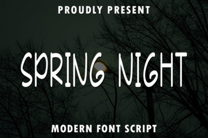 Spring Night Font Download