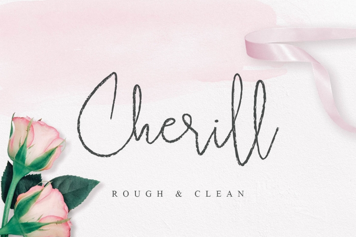 Cherill rough & clean Font Download