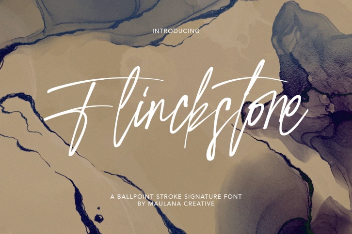 Flinckstone Ballpoint Stroke Font Download