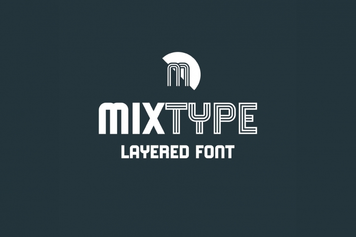 Mixtype Layered Font Download