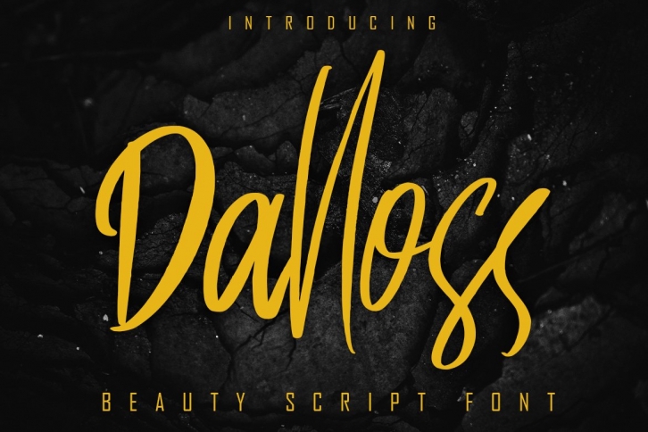 Dalloss Beauty Script Font Font Download