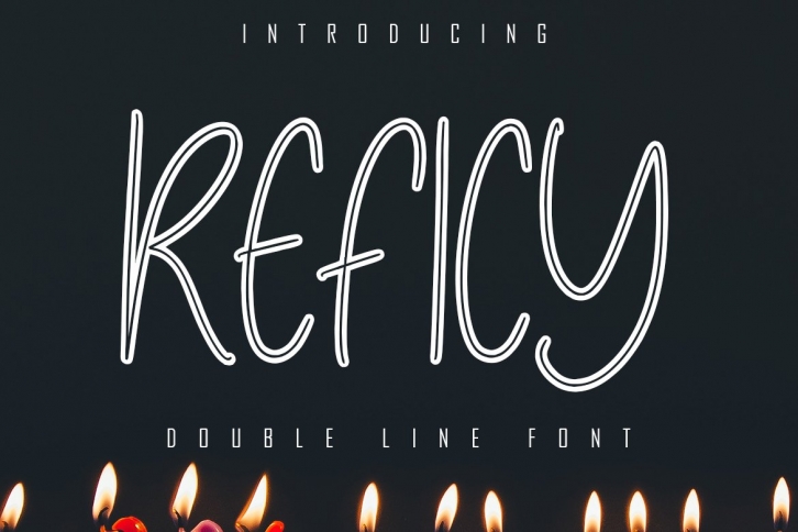 Reficy Double Line Font Font Download