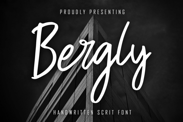 Bergly Handwritten Script Font Download