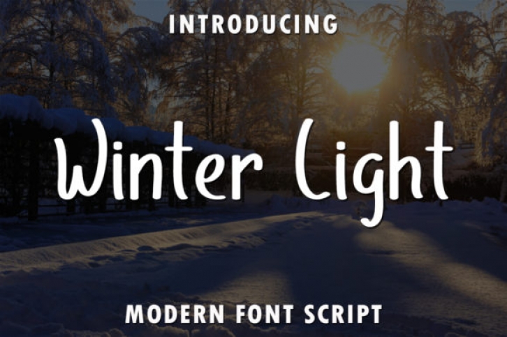 Winter Light Font Download