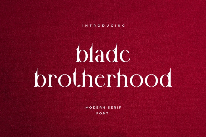 Blade Brotherhood Classic Serif Font Download