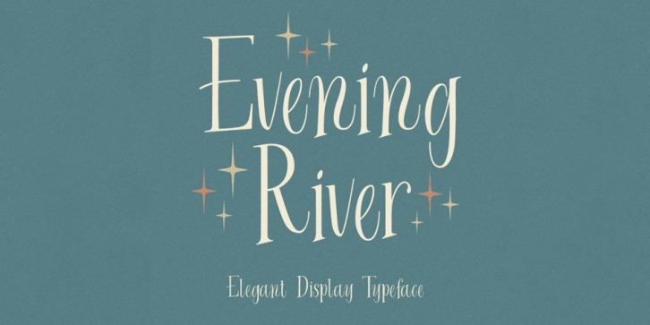 Evening River Font Download