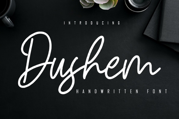 Dushem Handwritten Script Font Download