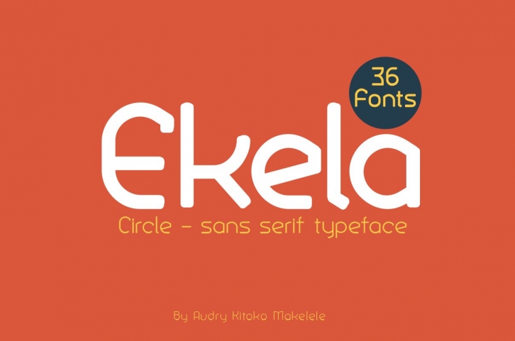 Ekela Circle Font Download