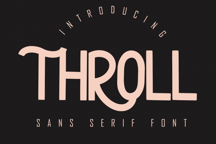 THROLL Modern Sans Serif Font Download