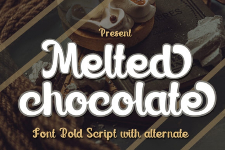 Melted Chocolate Font Download