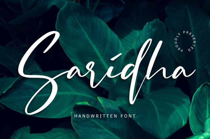 Saridha Handwritten Font Download
