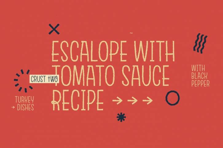 Escalope Crust Two + Icons Font Download
