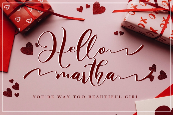 Hello Martha // Elegant Script Font Download