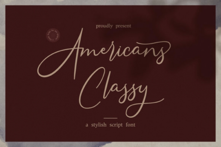 Americans Classy Font Download