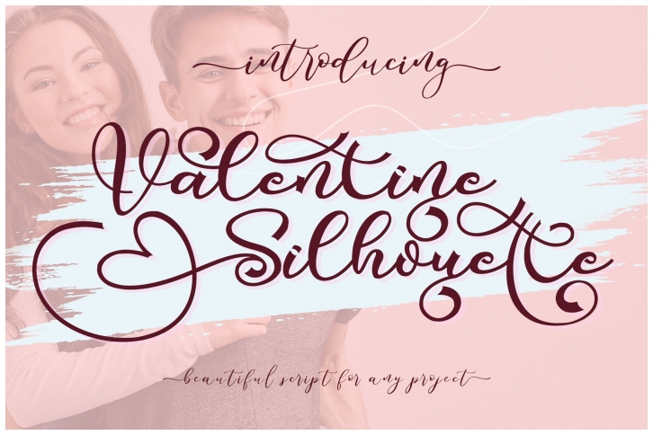 Valentine Silhouette Font Download