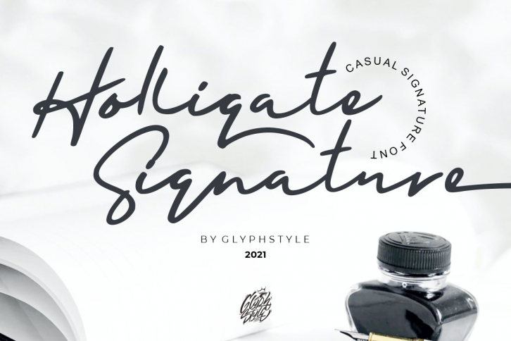 Holligate Signature Font Download
