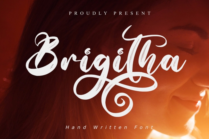 Brigitha // Elegant Script Font Download
