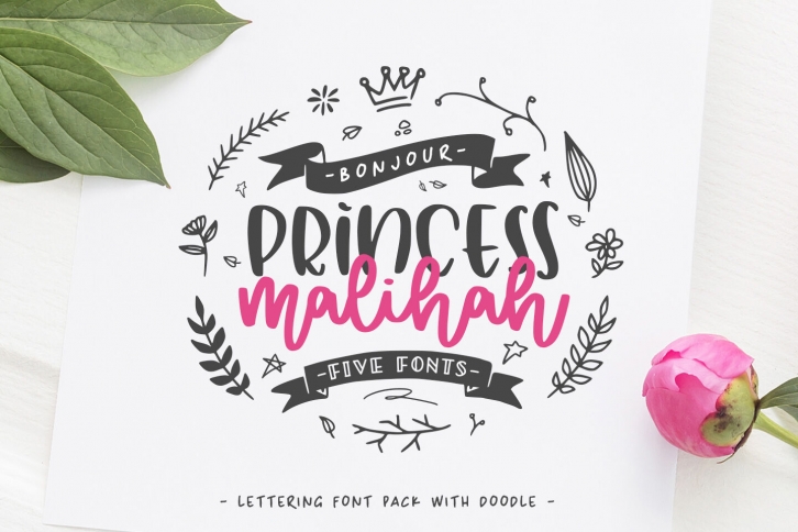 Malihah - Five Fonts - Font Download