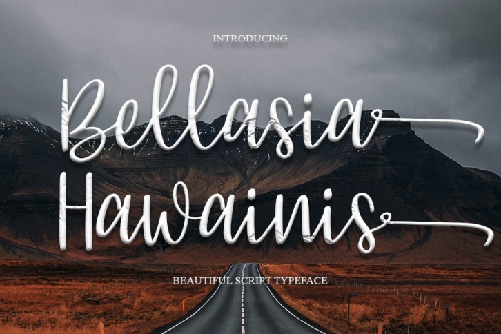 Bellasia Hawainis - Beautiful Script Typeface Font Download