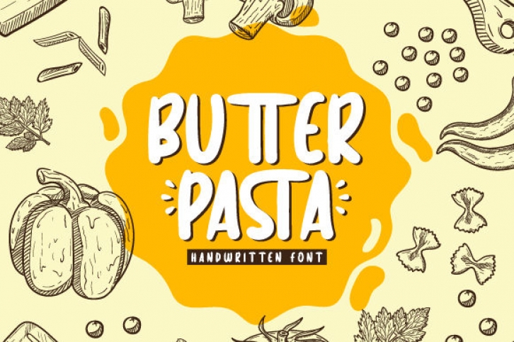 Butter Pasta Font Download