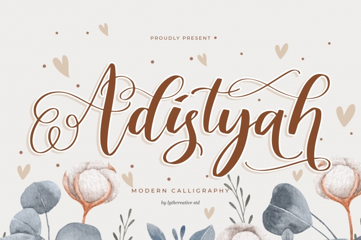 Adistyah Modern Calligraphy Font Download