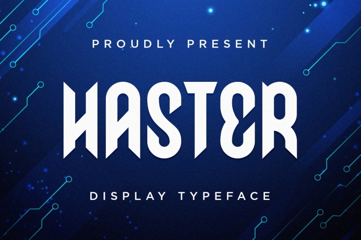 Haster - Display Font Font Download