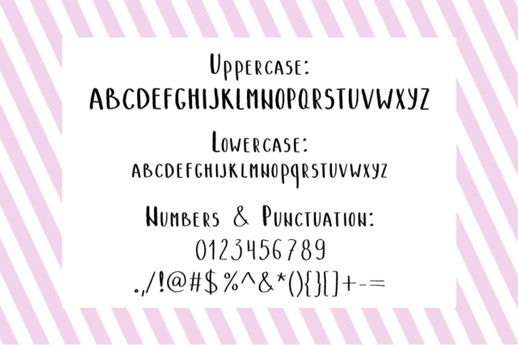 Cutie - hand drawn font Font Download