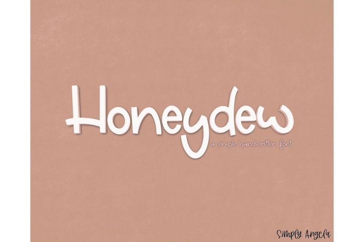 Honeydew - a fun handwritten font Font Download