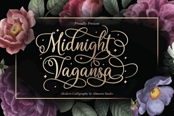 Midnight Vagansa | Beauty Calligraphy Font Download
