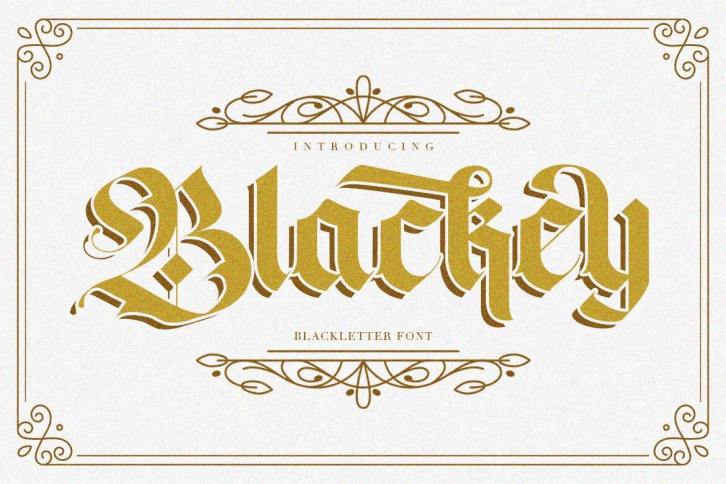 Blackey Blackletter Font Font Download