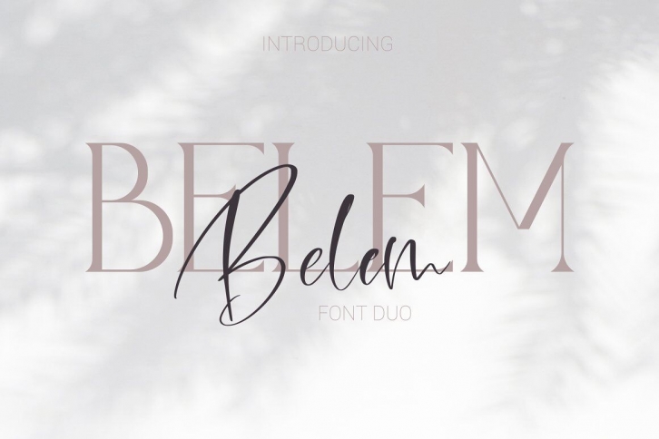 Belem Font Duo Font Download