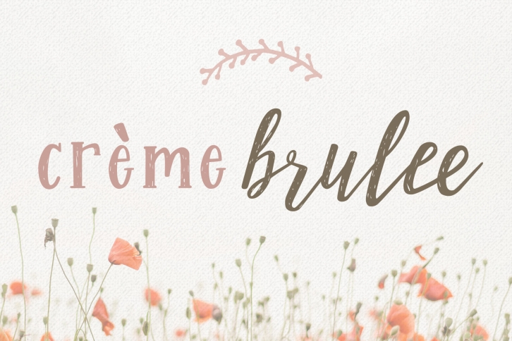 Creme Brulee Font Duo Font Download
