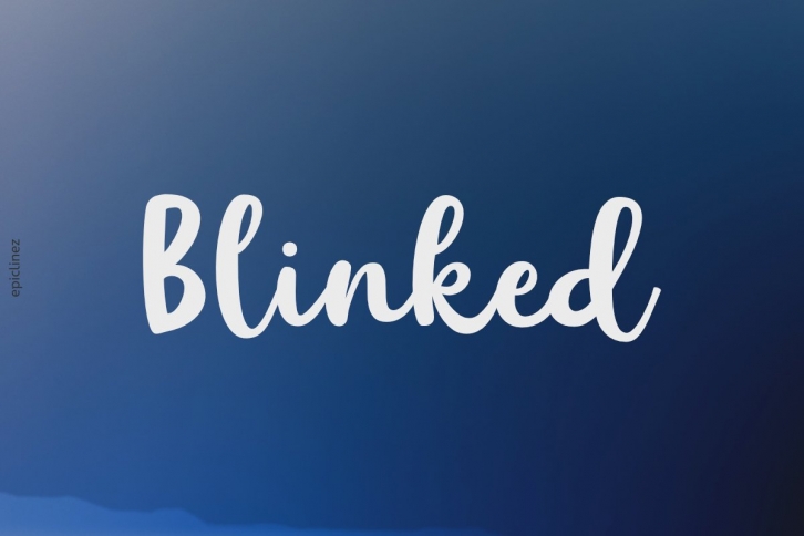 Blinked Font Download